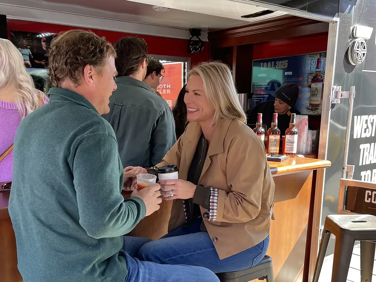 couple at taste of our towns event