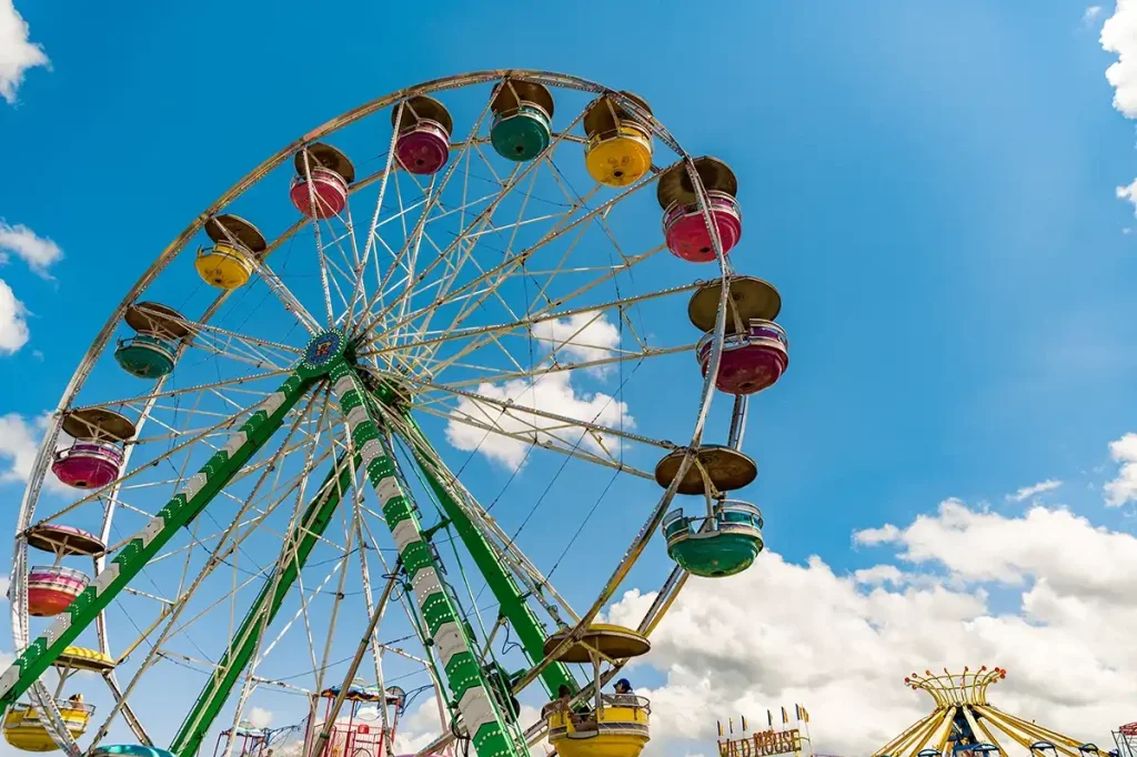state fair of west virginia ferris wheel.