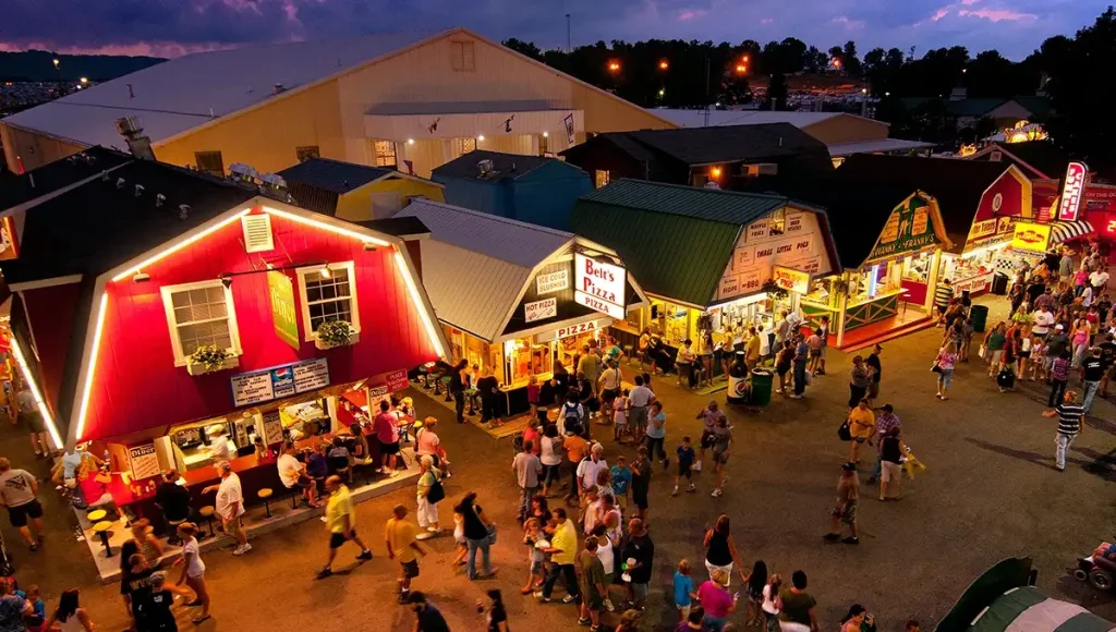 state fair of wv food court.