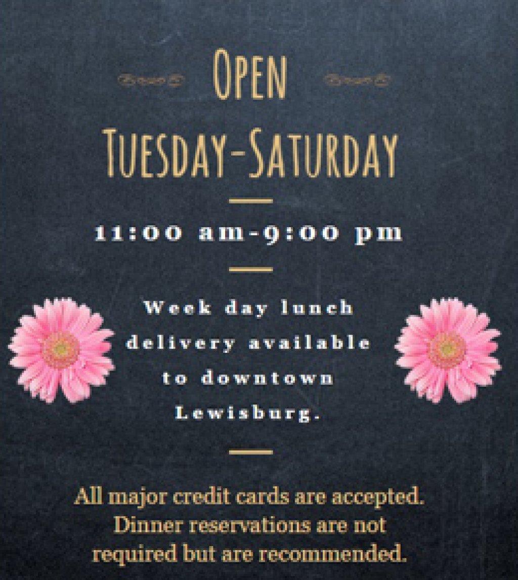 Food & Friends Hours of Operation.